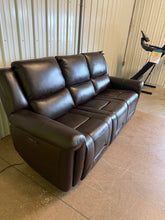 Alba Leather Power Reclining Sofa with Power Headrests! (BRAND NEW OUT OF THE BOX)