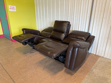 Alba Leather Power Reclining Sofa with Power Headrests! (BRAND NEW OUT OF THE BOX)