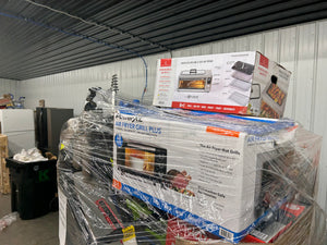 Jumbo huge liquidation pallet- over 7 ft tall ! Pallet number #9087!!