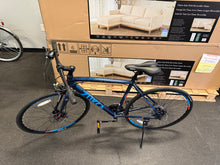 24 Speed Hybrid Bike for men Women, Commuter Bike, Road Bike with 700C Wheels Dual Disc Brakes, Blue! (NEW & ASSEMBLED)