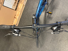 24 Speed Hybrid Bike for men Women, Commuter Bike, Road Bike with 700C Wheels Dual Disc Brakes, Blue! (NEW & ASSEMBLED)