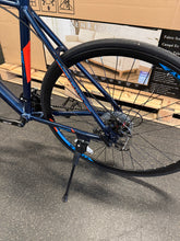 24 Speed Hybrid Bike for men Women, Commuter Bike, Road Bike with 700C Wheels Dual Disc Brakes, Blue! (NEW & ASSEMBLED)