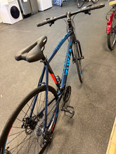 24 Speed Hybrid Bike for men Women, Commuter Bike, Road Bike with 700C Wheels Dual Disc Brakes, Blue! (NEW & ASSEMBLED)