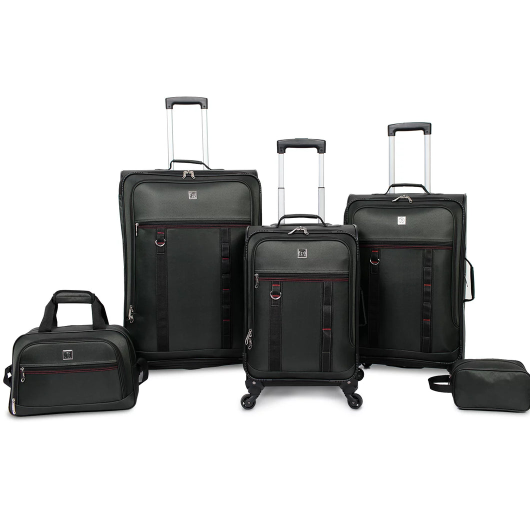 Protege 5 Piece Softside Luggage Set, Includes 28