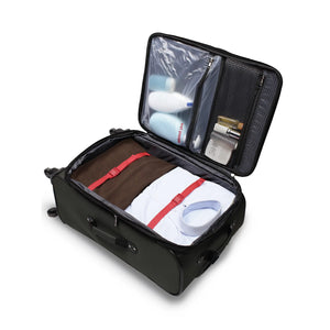 Protege 5 Piece Softside Luggage Set, Includes 28" & 24" Check Bags, 20" Carry-on, Green**New**