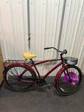 Men's Nassau Cruiser Bike 26" Perfect Fit Steel Frame Comfort Ride, Wine Red! (NEW)