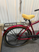 Men's Nassau Cruiser Bike 26" Perfect Fit Steel Frame Comfort Ride, Wine Red! (NEW)