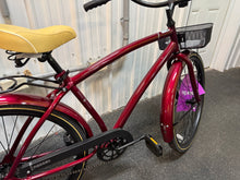 Men's Nassau Cruiser Bike 26" Perfect Fit Steel Frame Comfort Ride, Wine Red! (NEW)