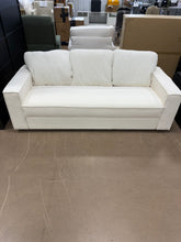 Alcantara 3-Seater 79.5'' Modern Upholstered Sofa with Square Armrests! (BRAND NEW)
