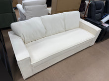 Alcantara 3-Seater 79.5'' Modern Upholstered Sofa with Square Armrests! (BRAND NEW)