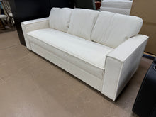 Alcantara 3-Seater 79.5'' Modern Upholstered Sofa with Square Armrests! (BRAND NEW)