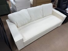 Alcantara 3-Seater 79.5'' Modern Upholstered Sofa with Square Armrests! (BRAND NEW)