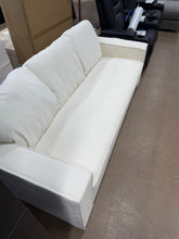 Alcantara 3-Seater 79.5'' Modern Upholstered Sofa with Square Armrests! (BRAND NEW)