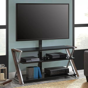 Whalen Xavier 3-in-1 Television Stand for TVs up to 70", Warm Ash**New in box**