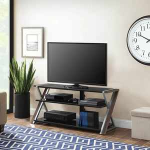Whalen Xavier 3-in-1 Television Stand for TVs up to 70", Warm Ash**New in box**
