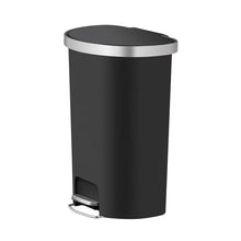 Better Homes & Gardens 14.5-gal Plastic Semi Round Kitchen Step Trash Can, Black**New**