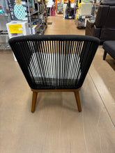 Black/Brown Outdoor Accent Chair W/Cushion! (NEW - SINGLE CHAIR!)