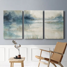 Still Evening Waters II - Premium Gallery Wrapped Canvas - Ready To Hang! (NEW - 3PC) - (27”H - 54”W - 1.5”D)