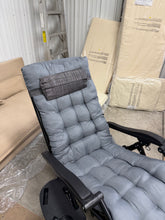 Outsunny Zero Gravity Chair, Folding Reclining Lounge Chair with Padded Cushion, Side Tray for Indoor and Outdoor, Supports up to 264lbs, Gray! (NEW)