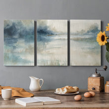 Still Evening Waters II - Premium Gallery Wrapped Canvas - Ready To Hang! (NEW - 3PC) - (27”H - 54”W - 1.5”D)
