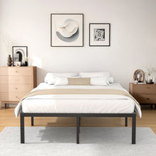 Turberville 16'' Black Metal Platform Bed Frame With 11-leg-support, No Box Spring Needed, Queen Size! (NEW IN BOX)