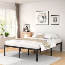 Turberville 16'' Black Metal Platform Bed Frame With 11-leg-support, No Box Spring Needed, Queen Size! (NEW IN BOX)