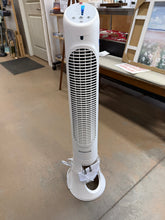 Honeywell 40 inch Bedroom and Living Room White Oscillating QuietSet Tower Fan with 5 Levels of Quiet, and Powerful Airflow for Fast Whole Room Cooling! (NEW - NO REMOTE)