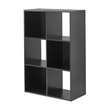Mainstays 6-Cube Storage Organizer, Black**New in box**