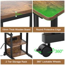 Swapan Adjustable Height C End Table! (NEW IN BOX)