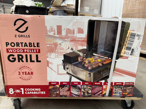 Z GRILLS ZPG-200A Portable Pellet Grill & Electric Smoker – Camping BBQ Combo with Auto Temperature Control! (NEW IN BOX)