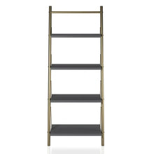 CosmoLiving by Cosmopolitan Nova 4 Shelf Ladder Bookcase, Graphite Gray**New in box**