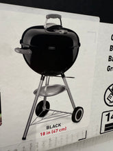 Weber 18" Original Kettle Charcoal Grill 441001 Black: Porcelain-Enamel Lid, Weather-Resistant! (NEW IN BOX)