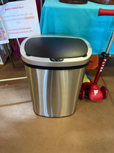 Taylor 13 Gal. Silver Metal Household Trash Can Motion Sensor Lid! (BRAND NEW)
