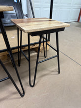 Tristan Sheesham Wood and Iron Base Nesting Tables