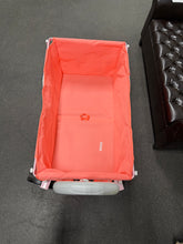 Flat Folding Wagon without Cargo Net, Coral! (NEW - SMALL SMUDGE INSIDE)