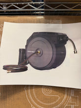 Garden Retractable Hose Reel-5/8 in.-90 ft., Metal Bracket, Wall Mounted, Dark Grey! (BRAND NEW IN BOX)