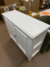 42″ Wide Farmhouse Storage Cabinet with 2 Doors and Interior Shelves for Dining or Entryway! (NEW - CHIPPED CORNERS)