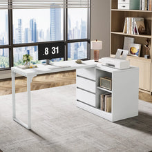 Philipe 3-Drawer L-Shaped Computer Desk! (BRAND NEW - MULTIPLE DISPLAYS!)