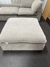 Sereen 6-piece Fabric Modular Sectional, medium grey-  (NEW & ASSEMBLED - MISSING TWO BACK CUSHIONS!)