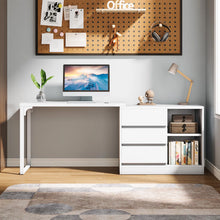 Philipe 3-Drawer L-Shaped Computer Desk! (BRAND NEW - MULTIPLE DISPLAYS!)