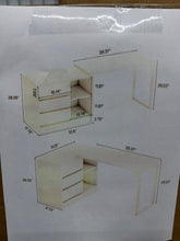 Philipe 3-Drawer L-Shaped Computer Desk! (BRAND NEW - MULTIPLE DISPLAYS!)