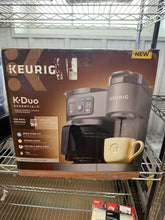 Keurig K-Duo Essentials, Hot & Iced Single-Serve K-Cup Pod Coffee Maker & Carafe, Moonlight Grey!! BRAND NEW!!