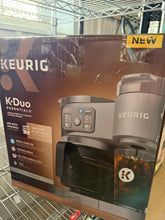 Keurig K-Duo Essentials, Hot & Iced Single-Serve K-Cup Pod Coffee Maker & Carafe, Moonlight Grey!! BRAND NEW!!