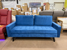 Sellner 70" Velvet Square Arm Tufted Seat Sofa! (BRAND NEW)