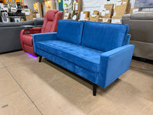 Sellner 70" Velvet Square Arm Tufted Seat Sofa! (BRAND NEW)