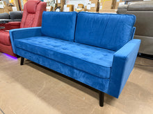 Sellner 70" Velvet Square Arm Tufted Seat Sofa! (BRAND NEW)