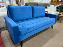 Sellner 70" Velvet Square Arm Tufted Seat Sofa! (BRAND NEW)