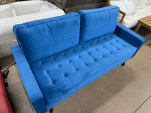 Sellner 70" Velvet Square Arm Tufted Seat Sofa! (BRAND NEW)