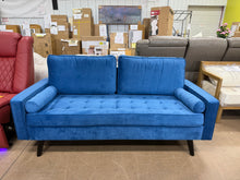 Sellner 70" Velvet Square Arm Tufted Seat Sofa! (BRAND NEW)