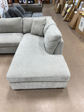 Santana Fabric Sectional with Storage Ottoman